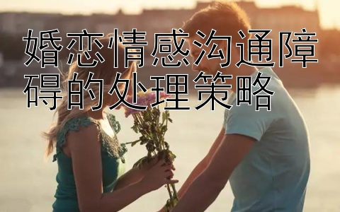 婚恋情感沟通障碍的处理策略