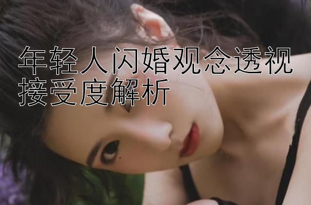 年轻人闪婚观念透视接受度解析